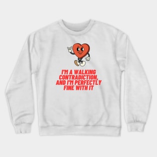 Walking Contradiction Infj Crewneck Sweatshirt